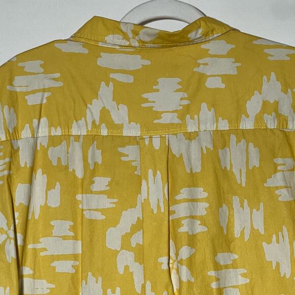 Vintage Y2K Lost Enterprises Short Sleeve Button Down Shirt Yellow Mens Size XL - Picture 6 of 11
